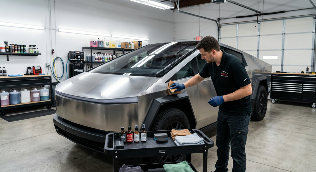 Prevent Fingerprints And Smudges: Cybertruck Ceramic Coating In Skokie Skokie, Il &Amp; Chicago’s North Shore | Cybertruck Ceramic3