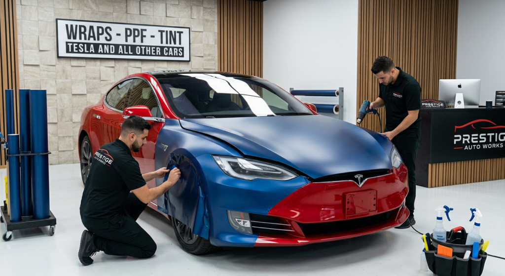 Tesla And Cybertruck Protection Services In Chicago'S North Shore Skokie, Il &Amp; Chicago’s North Shore | Tesla Color Ppf3